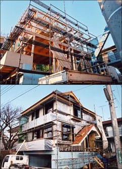 外断熱工事　施工例